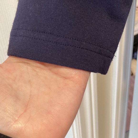 π  Host Pick!!! π  NWOT - WEEKENDS by Chico's Dark Blue Workout Jacket Sz 0 - Picture 5 of 12